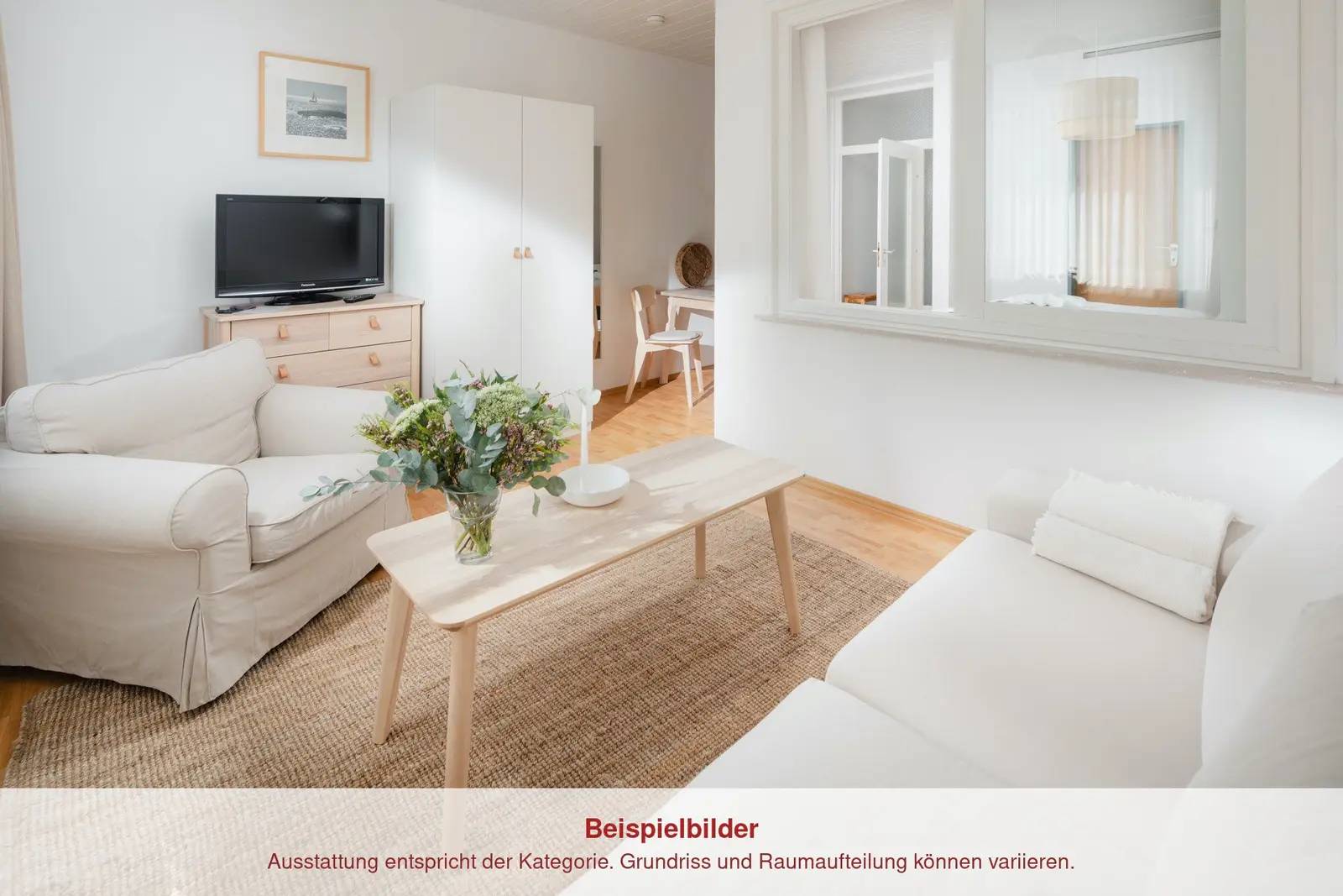 1,5-Raum Apartment – Ferienwohnung Norderney im skandinavischen Design